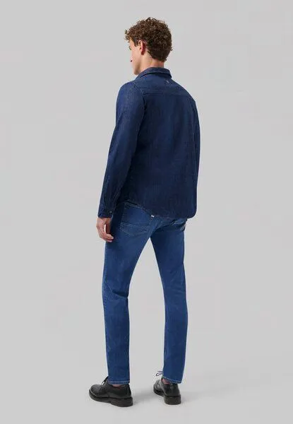 MUD Jeans MUD Jeans Jeans Regular Daily Dunn Comfort aus einem Baumwolle / Tencel Mix, Stone indigo (blau), – Produktbild 5 von 5