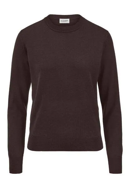 hessnatur hessnatur Pullover Regular aus reiner Bio-Merinowolle, Kakao braun, – Produktbild 3 von 4
