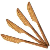 NATUREHOME NATUREHOME Besteckset Tafelbesteck aus Olivenholz Handarbeit Mediterran – Produktbild 3 von 7