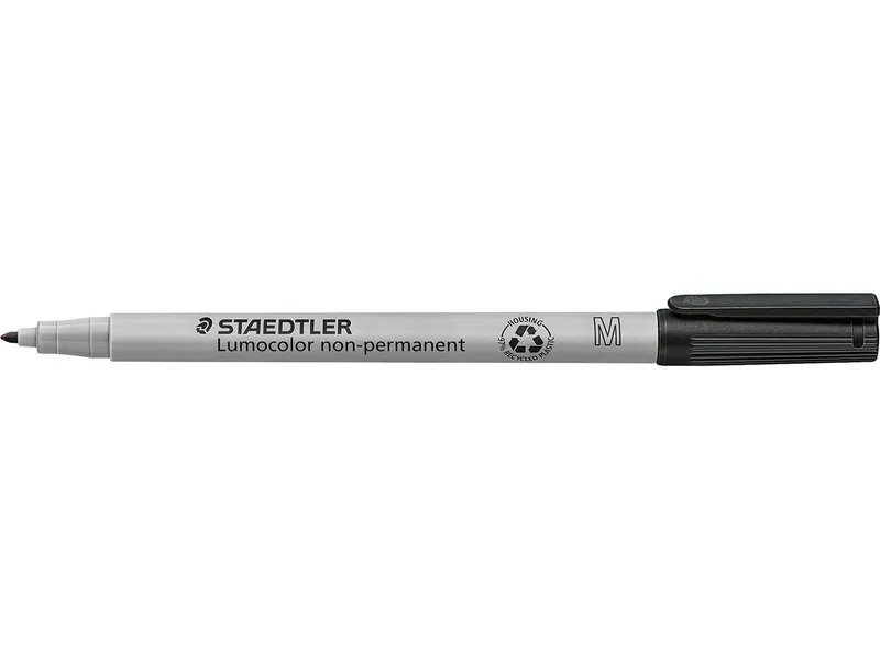 Staedtler STAEDTLER Universalstift 'Lumocolor 315' mittel schwarz wasserlöslich – Produktbild 2 von 2