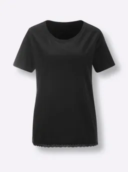 wäschepur Schlafanzug-Shirt schwarz – Produktbild 1 von 1