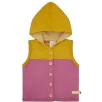 loud proud loud + proud Babys & Kinder Weste aus Baumwoll-Fleece, GOTS-zertifiziert, Grape(lila), – Produktbild 1 von 1