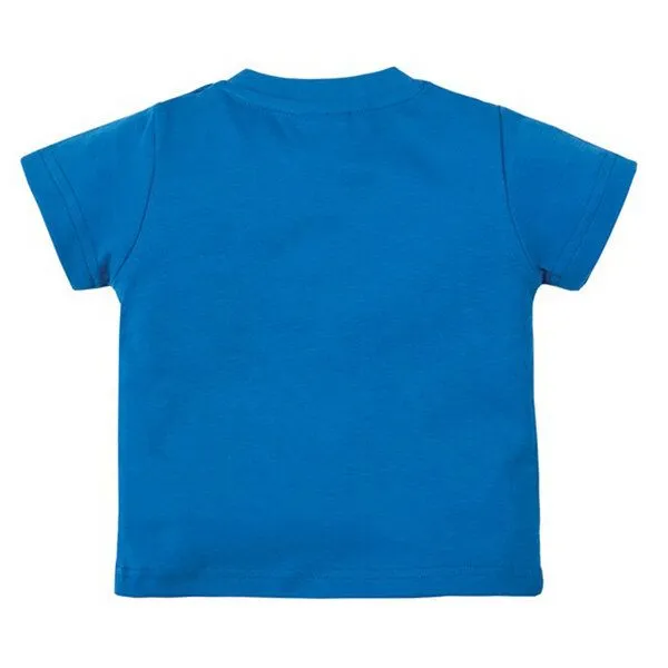 Frugi Frugi T-Shirt mit Regenbogen in blau – Produktbild 3 von 3