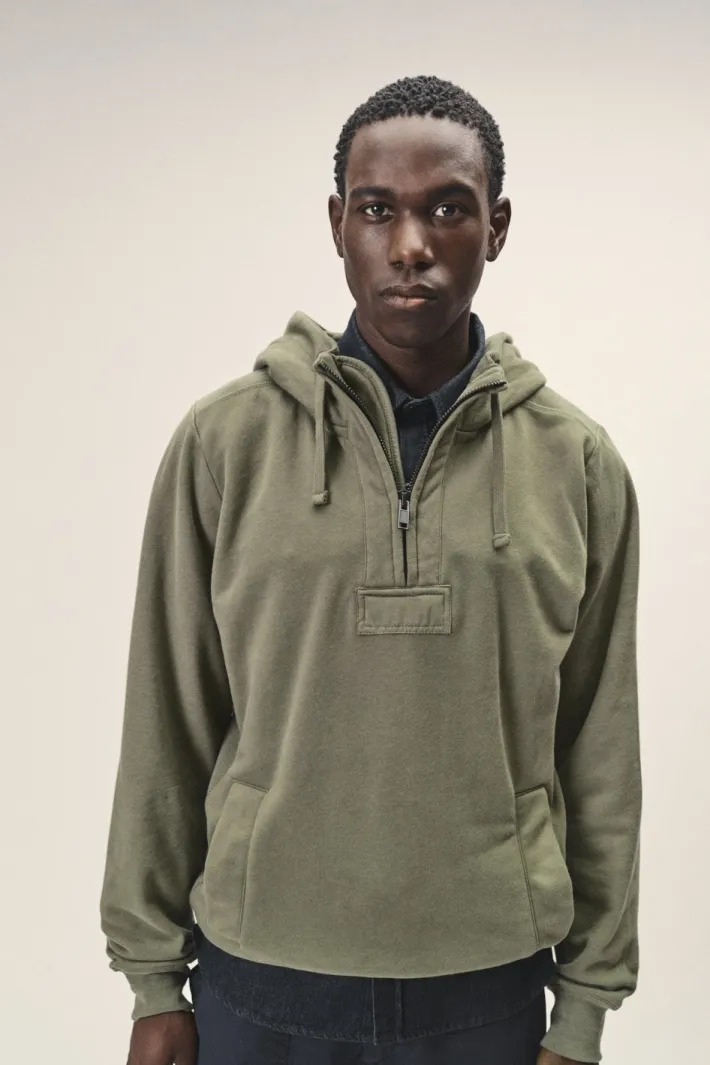 WOTE WOTE Herren vegan Sweatshirt Oliv, Hellgrün, – Produktbild 2 von 2