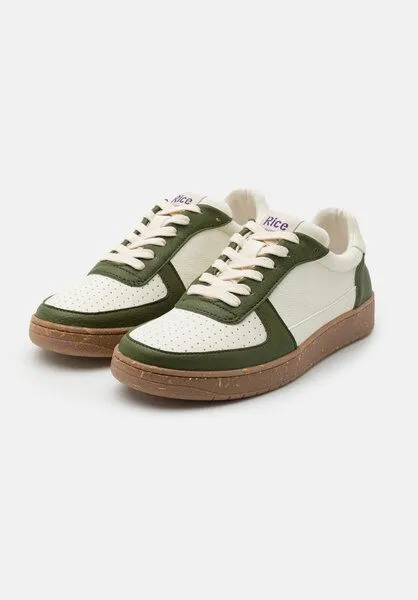 RICE RICE Sneaker Vegan Unisex - OPEN21 Green Ecru – Produktbild 4 von 4