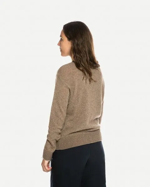 MATONA Matona Strickjacke | Cashmere Cardigan | aus Kaschmir, Nougat, – Produktbild 2 von 3
