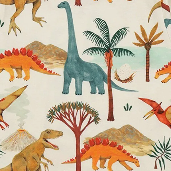 Walkiddy Walkiddy Leggings Creme Dinosaurier Allover Bio-Baumwolle GOTS – Produktbild 2 von 2