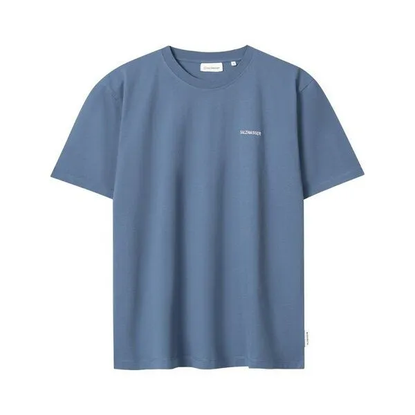 SALZWASSER JONTE – T-Shirt (Unisex) aus 100% Bio-Baumwolle (GOTS) von SALZWASSER, Indigo (blau), – Produktbild 1 von 4