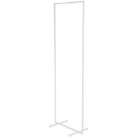 Garderobe 'Jonathan' B 50 x H 150 cm, Stahl pulverbeschichtet, weiß – Produktbild 1 von 1