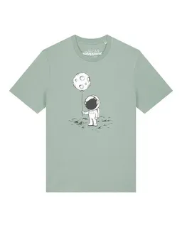 watapparel watapparel T-Shirt Unisex Kleiner Astronaut mit Luftballon – Produktbild 1 von 1