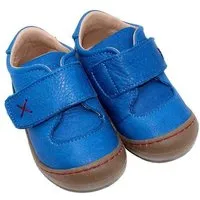 Pololo Pololo Halbschuh/ Lauflerner "Primero" aus pflanzlich gegerbtem Leder, Größen 20-27, Blau, – Produktbild 1 von 1