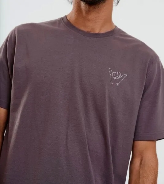 Gary Mash GARY MASH T-Shirt Shaka Spirit aus Biobaumwolle, Grau, – Produktbild 3 von 4