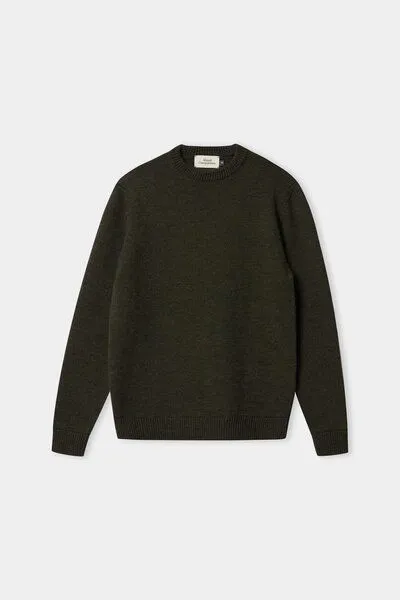 About Companions About Companions Pullover Morten Eco Merino, Grün (melange olive), – Produktbild 2 von 4