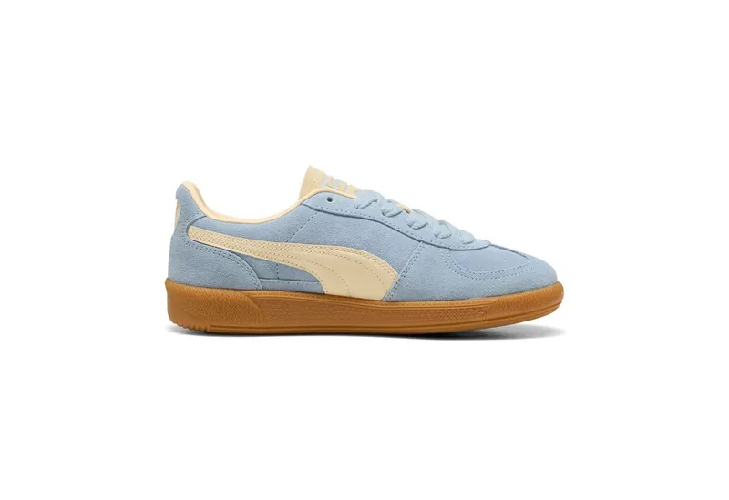 Puma Puma PALERMO Sneaker für Alltag, aus Leder, mit Schnürverschluss, Blau, – Produktbild 3 von 5