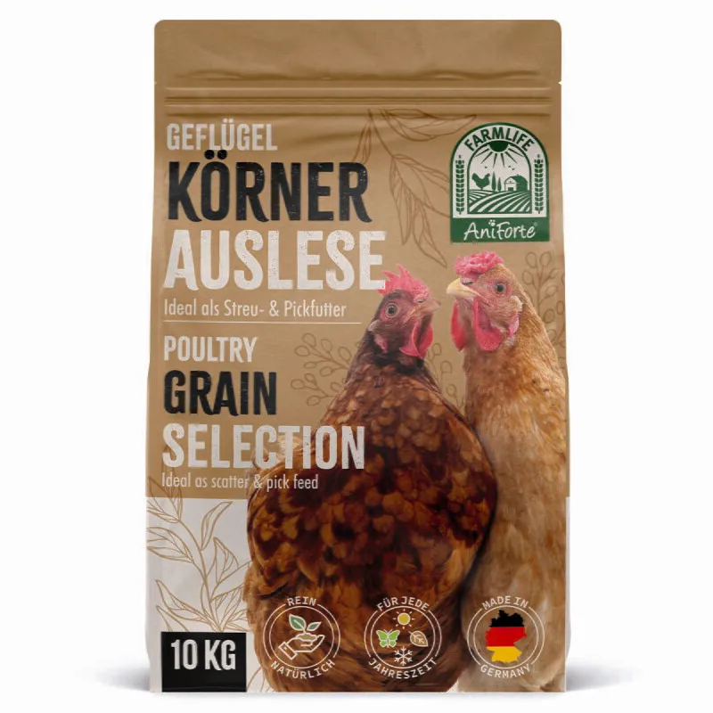 AniForte AniForte Farmlife Geflügel Körner Auslese 10 kg – Produktbild 1 von 2
