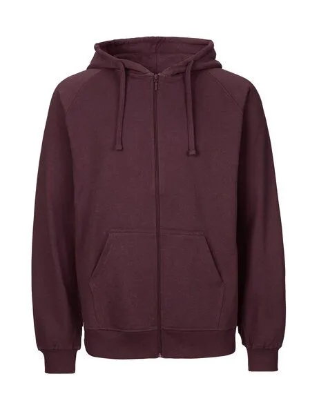 Neutral® - 3FREUNDE Neutral® - 3FREUNDE Männer Hoodie Zipped, Bordeaux, – Produktbild 1 von 4