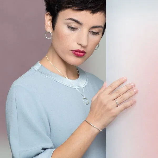 Jonathan Radetz Jewellery Jonathan Radetz Jewellery Kette BOLD, Silber 925, Länge 43 cm, Handmade in Germany – Produktbild 3 von 4