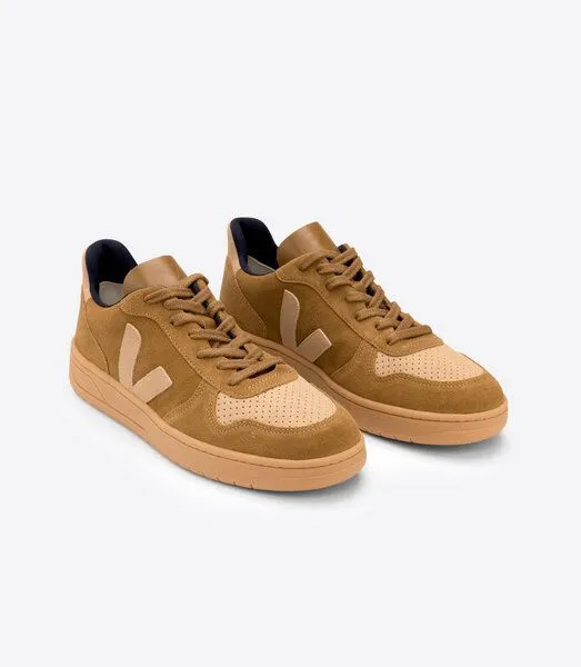 Veja Veja Sneaker Herren - V-10 Suede, Camel desert, – Produktbild 2 von 3