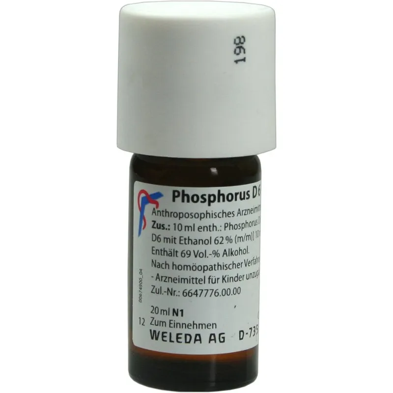 Weleda WELEDA PHOSPHORUS D 6 Dilution 20 ml Dilution – Produktbild 1 von 1