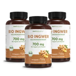 Cellavent Healthcare Phytholistic Bio-Ingwer 700 mg 270 Kapseln – Produktbild 1 von 1