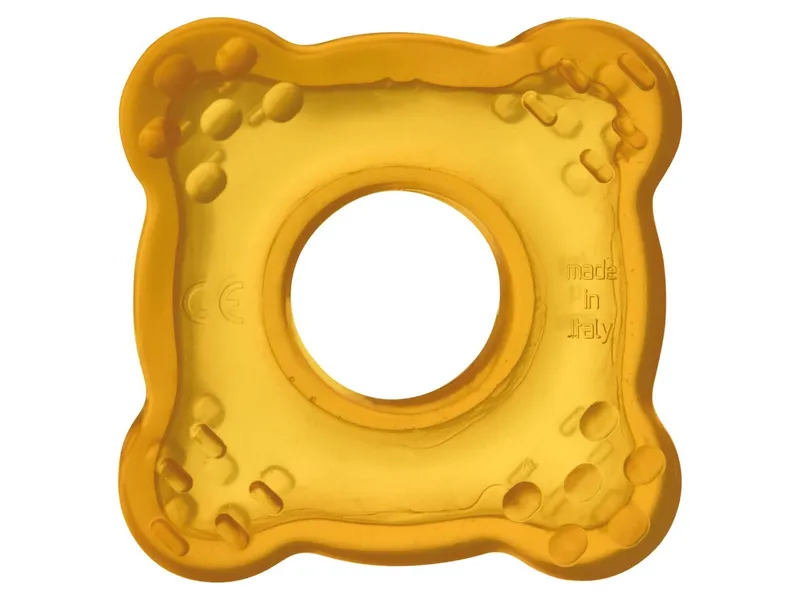 Goldi Goldi Beißring zum Kühlen aus Naturkautschuk 6 x 6 cm, Natur, – Produktbild 1 von 2