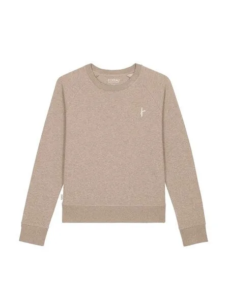 FUXBAU FUXBAU Frauen fux Pullover - beige meliert, Beige meliert, – Produktbild 2 von 4