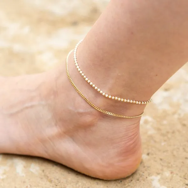 juni juni Perlen Fußkettchen "Sandstrand" – Produktbild 3 von 4