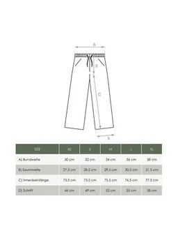 FUXBAU FUXBAU Gestreifte Frauen Hose Milos - cremeweiß salbei – Produktbild 1 von 1