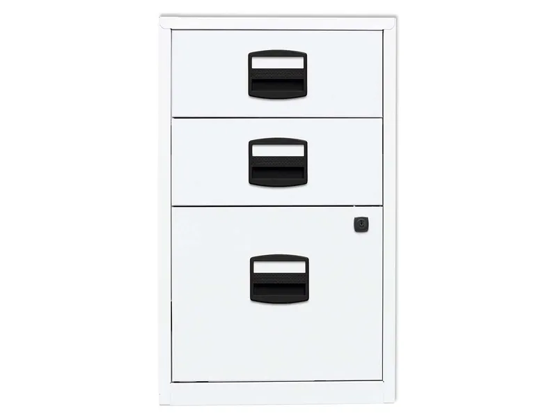BISLEY Home BISLEY Home Container, 1 HR + 2 Schübe verkehrsweiß – Produktbild 1 von 2