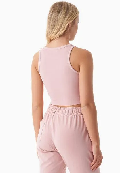 ORGANICATION ORGANICATION SONNIA | Cropped Rib Top aus Bio-Baumwolle, Light rose, – Produktbild 4 von 4