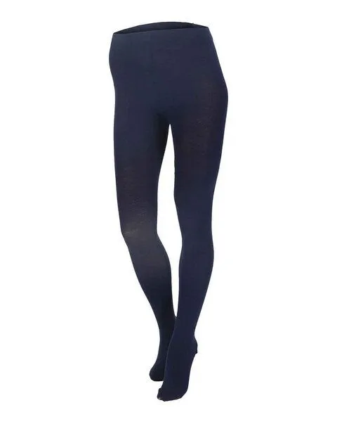 grödo grödo Damen Strumpfhose Schurwolle (kbT) Baumwolle (Bio) mit Elasthan, Marineblau, – Produktbild 1 von 3