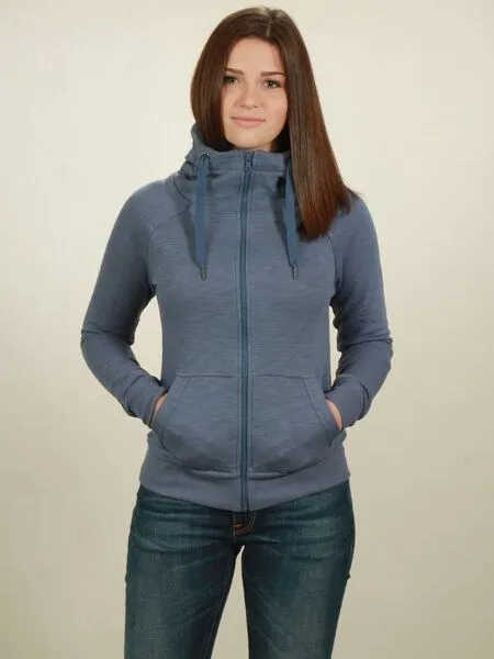 NATIVE SOULS Native Souls Zip-Hoodie Damen, Smoke blue, – Produktbild 1 von 2