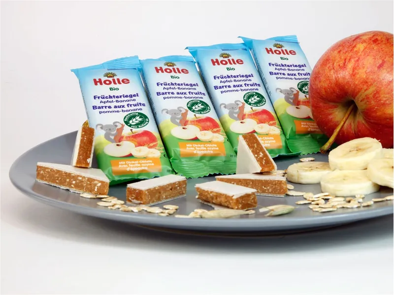 Holle Holle Bio Früchteriegel, 5 x 25 g Apfel-Banane – Produktbild 2 von 2