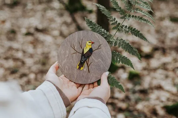 BeWooden BeWooden Holzbild Wanddekoration – Oriole – Produktbild 1 von 3