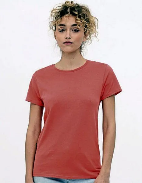 Sol's Sol's Damen T-Shirt Kurzarm Rundhals aus Bio - Baumwolle, White, – Produktbild 3 von 4