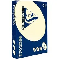 Clairefontaine 250 Blatt Clairfontaine Farbiges Kopierpapier 'Trophee' 120 g/m², DIN A4, sand – Produktbild 1 von 1