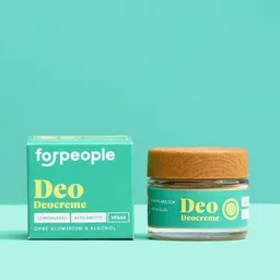 forpeople forpeople Naturkosmetik Deocreme im Glas Lemongrass & Bergamotte und Sensitiv - vegan und bio - 50g – Produktbild 1 von 1