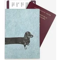 paprcuts paprcuts RFID Reisepasscover, Sausage dog (blau), – Produktbild 1 von 1