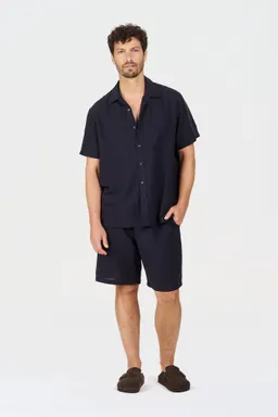 KOMODO KOMODO Herren vegan Hemd Loyle Navy – Produktbild 1 von 1
