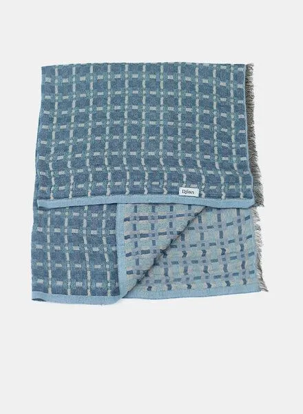 Djian Djian KARLA Tuch - Baumwolle (kbA), Blau, – Produktbild 2 von 3