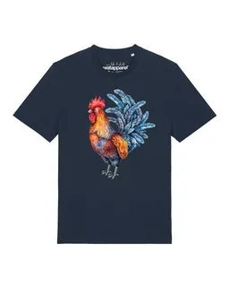 watapparel watapparel T-Shirt Unisex Grimmiger Gockel – Produktbild 1 von 1