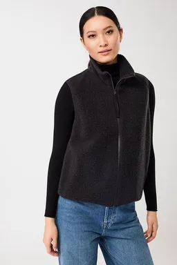 LangerChen LangerChen Weste mit Stehkragen aus Woll-Fleece – Produktbild 1 von 1