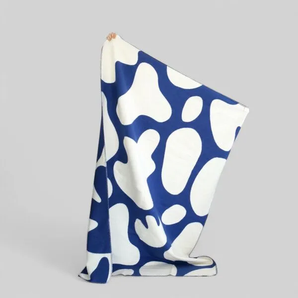 RIEMA Germany RIEMA Germany Kuscheldecke aus Bio-Baumwolle FRIDA, Blau, – Produktbild 1 von 4