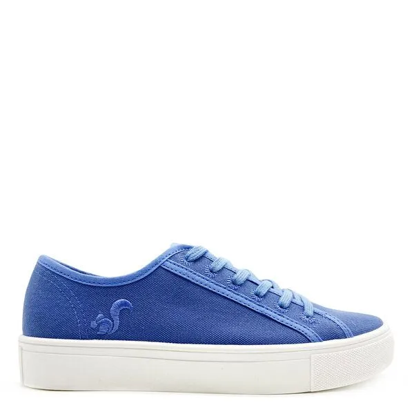thies Veganer Sneaker "thies ® Natural Dye Plain" aus Biobaumwolle, Indigo (blau), – Produktbild 1 von 4