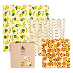 SuperBee SuperBee Bienenwachstücher Beeginner-Set - die nachhaltige Alternative zu Plastik - verschiedene Designs – Produktbild 1 von 1