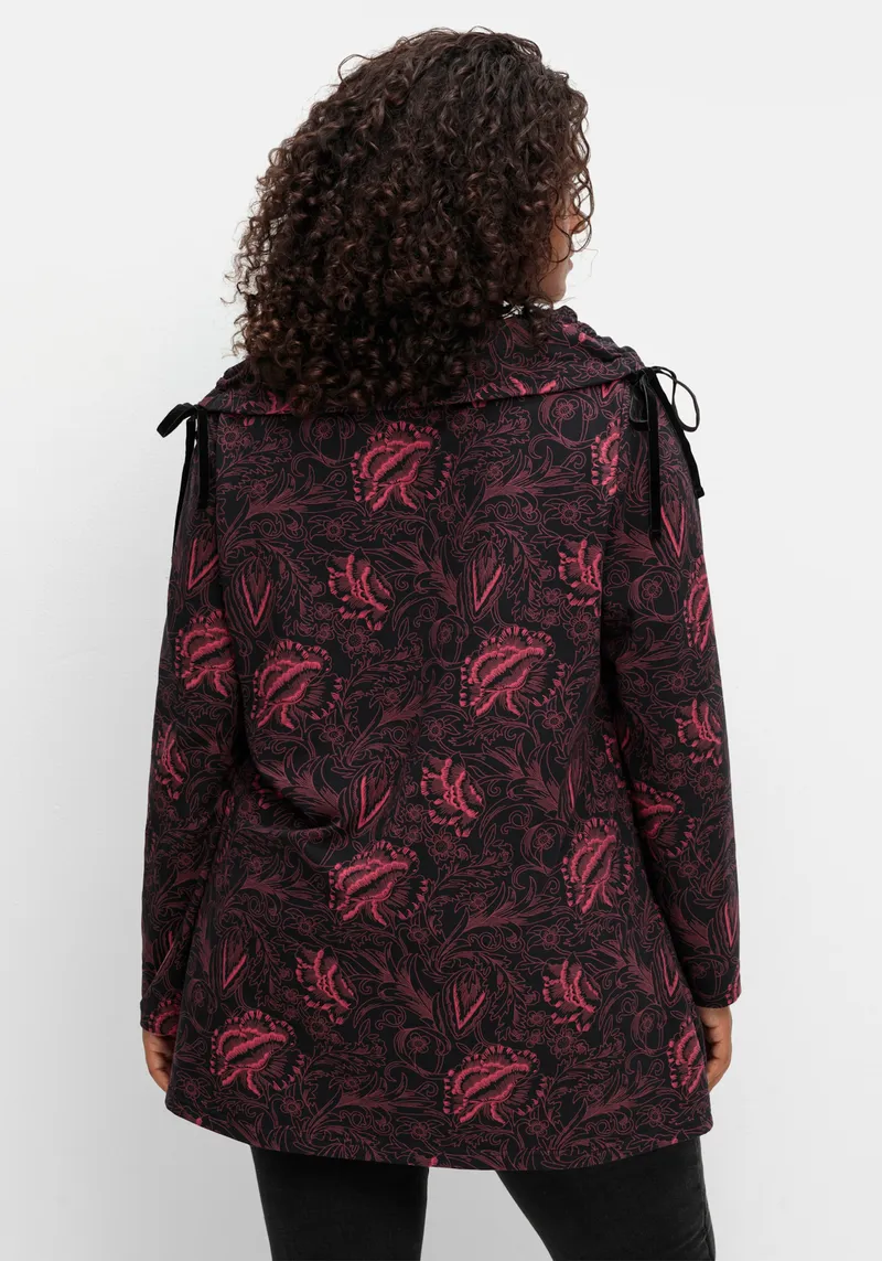 sheego by Joe Browns Sweatshirt, Beere-gemustert, – Produktbild 2 von 2