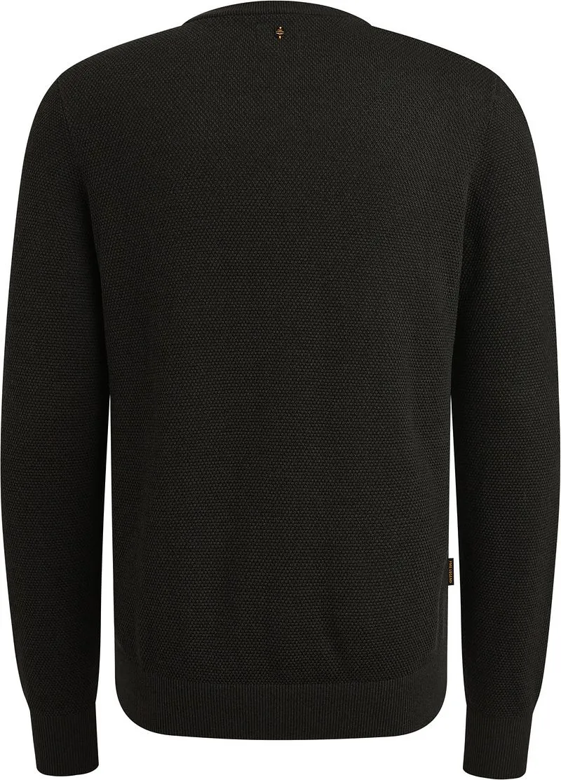 PME Legend PME Legend Strukturpullover Black, Schwarz, – Produktbild 5 von 5
