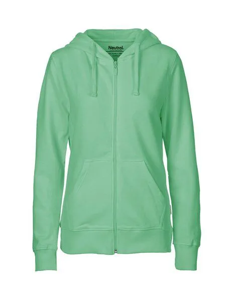Neutral® - 3FREUNDE Neutral® - 3FREUNDE Frauen Hoodie Zipped, Dusty mint, – Produktbild 1 von 4