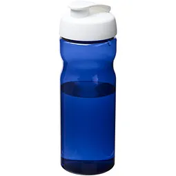 H2O ACTIVE® H2O ACTIVE® H2O Eco Sportflasche mit Klappdeckel, 650 ml, Weiß / blau, – Produktbild 1 von 1