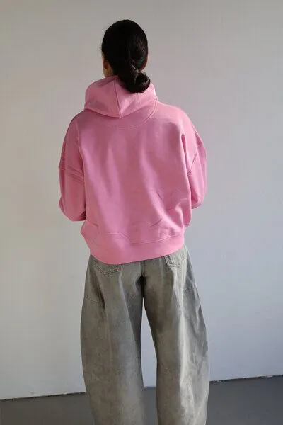 Kultgut Kultgut Sportive Line - Atmungsaktiv - Softfeeling - Kapuzenpullover / Little Sundown Mountain, Pink, – Produktbild 4 von 4
